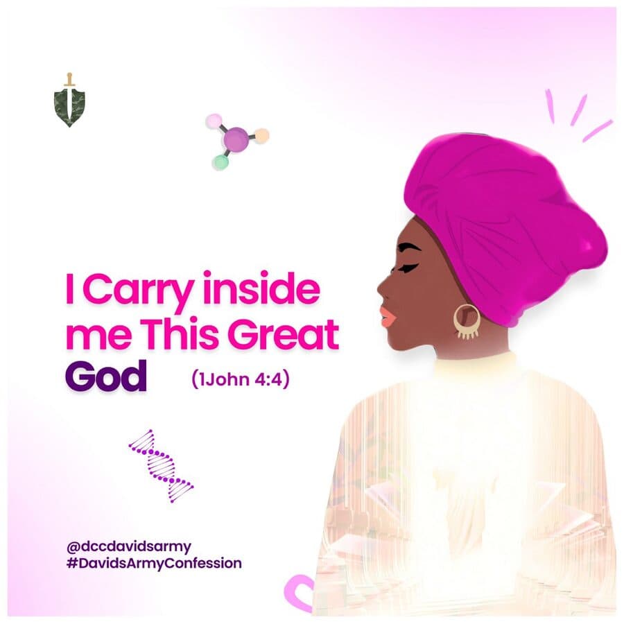 I carry inside me this great God